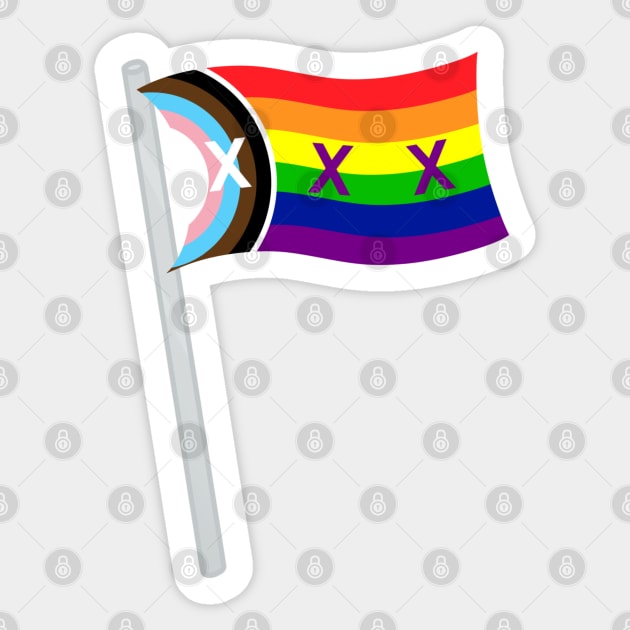 L'Manberg Pride - Rainbow Sticker by WhiteRabbitWeirdo